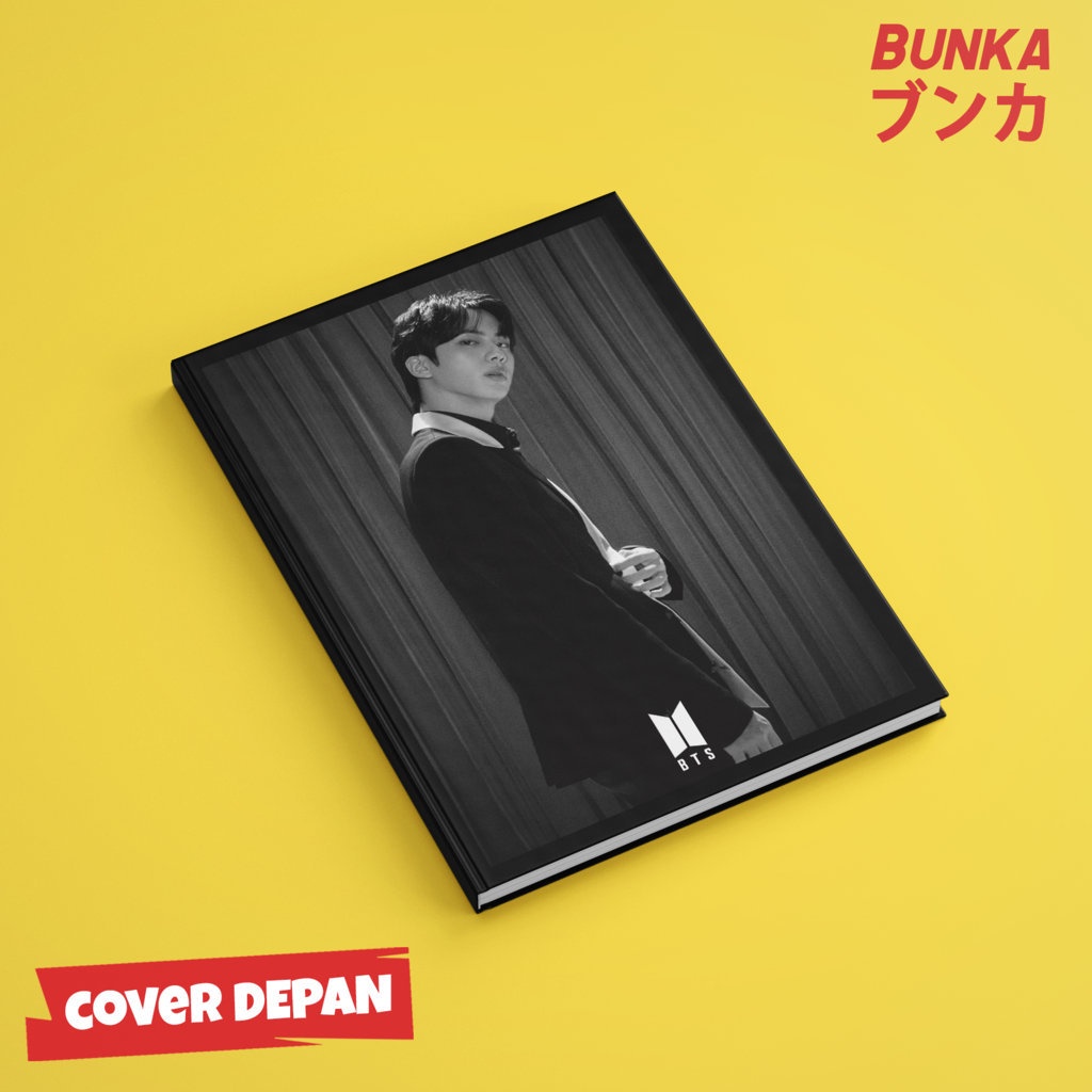 

Notebook KPOP BTS Black Jin Hardcover A5 Buku Tulis Catatan Notes Agenda Planner Jurnal