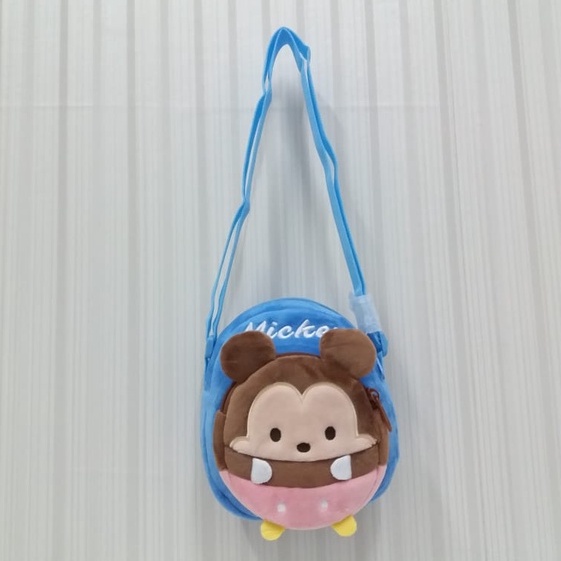 Tas Selempang Anak 2rest/Slingbag /Tas Mickey Pooh Piglet Marie Cat Daisy Pooh Tigger Mini Miki