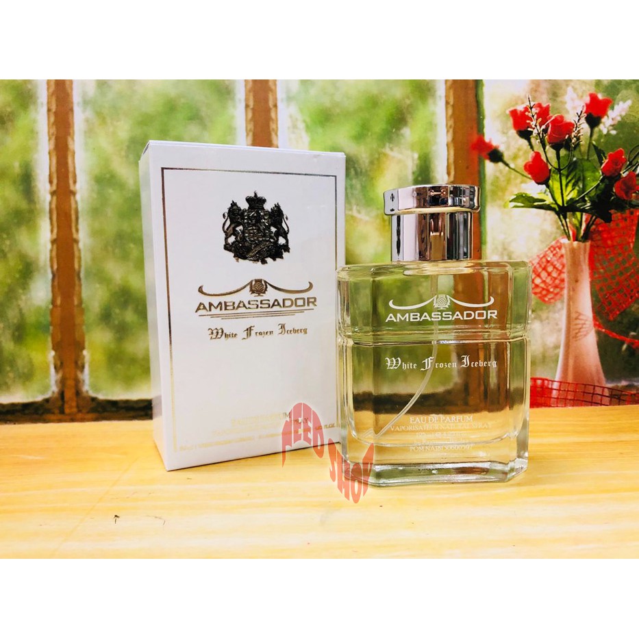 PARFUM AMBASSADOR WHITE FROZEN ICEBERG EDP 125 ML ORIGINAL BPOM