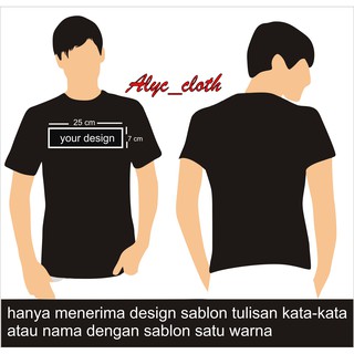  KAOS  POLOS  PANJANG PLUS SABLON  DESIGN TULISAN SUKA SUKA 