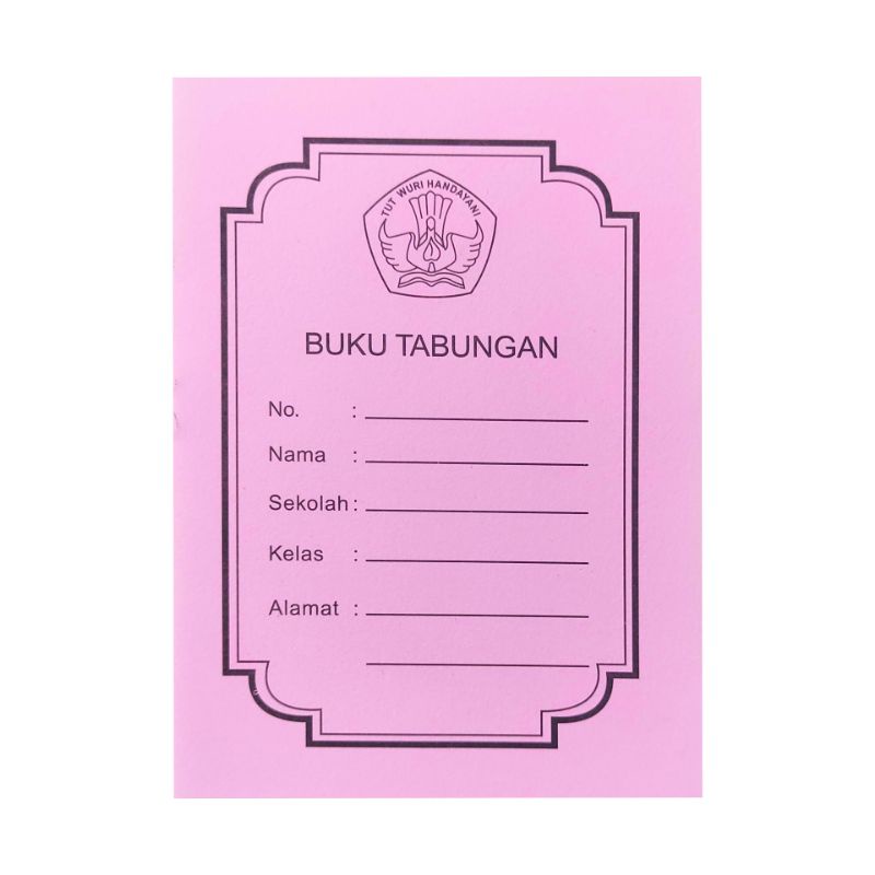 

❤ FAMILY ❤ ( 1 PCS ) Buku Tabungan Sekolah / Merk Seriti / Kertas HVS / 12 Halaman