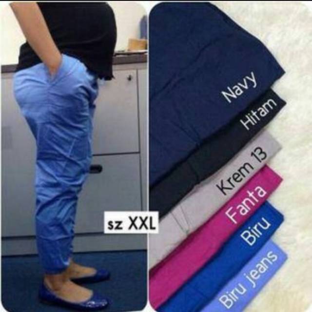 Celana joger pants jumbo // harem xxl