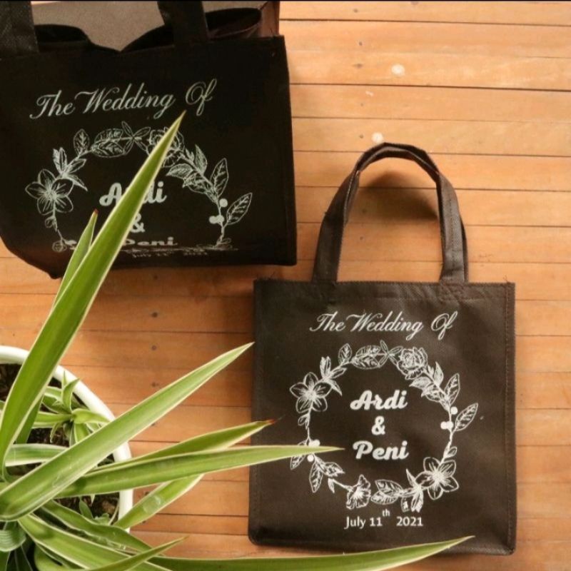 

Tas Hajatan 20.20 Hajatan Wedding Ultah Sablon Label Pita