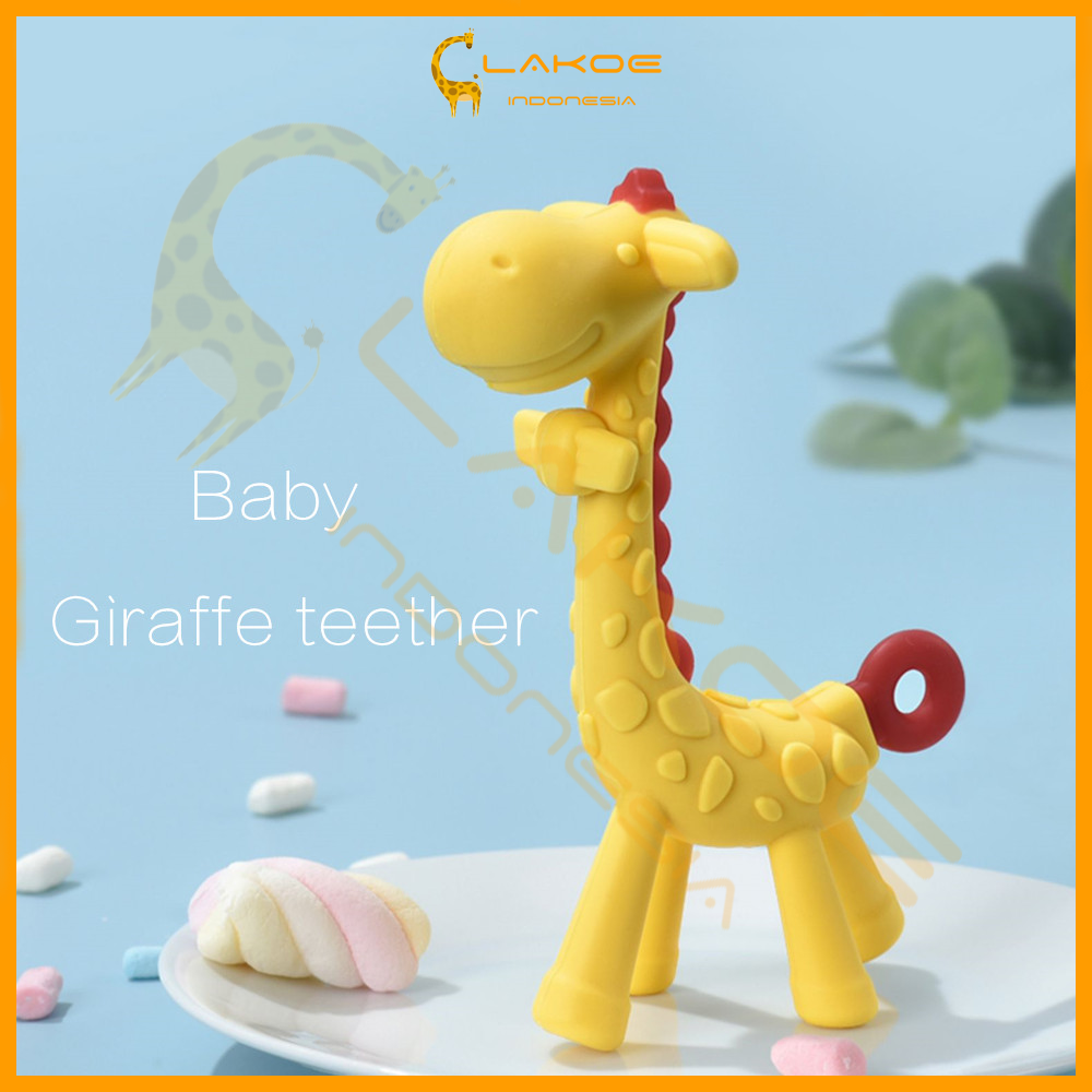 LAKOE Gigitan Bayi Teether Bayi Jerapah / Giraffe Teether