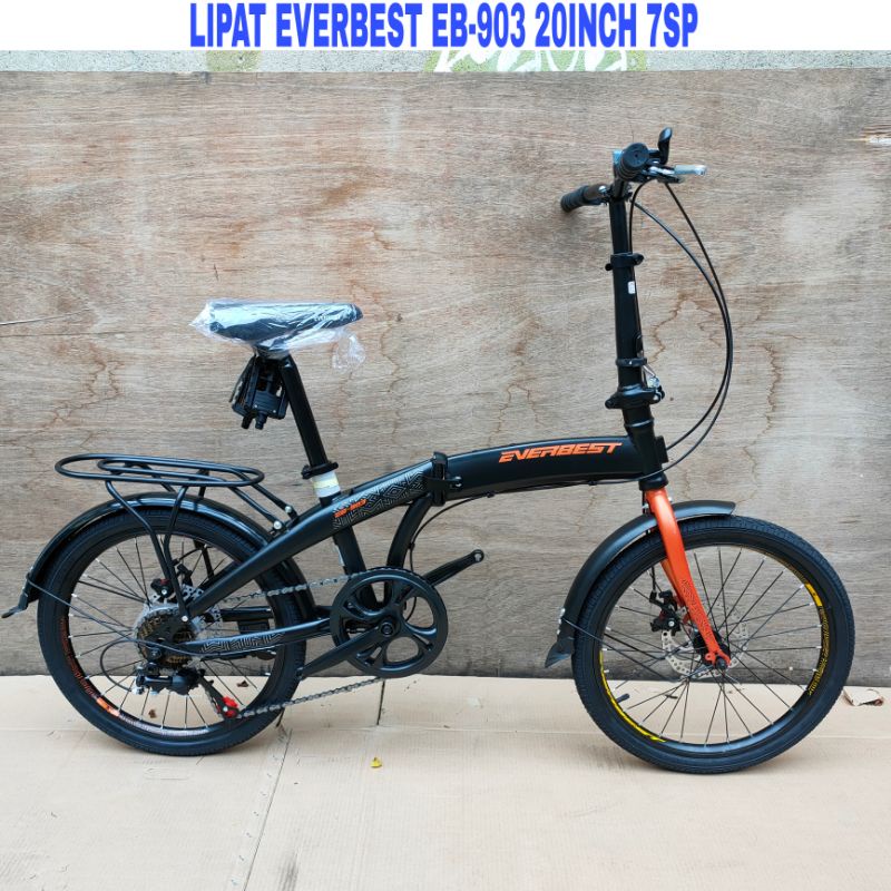 Sepeda Lipat Everbest EB-903 20Inch 7Sp Hi-ten stell