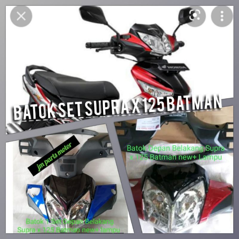 batok 1set Supra x 125 batman