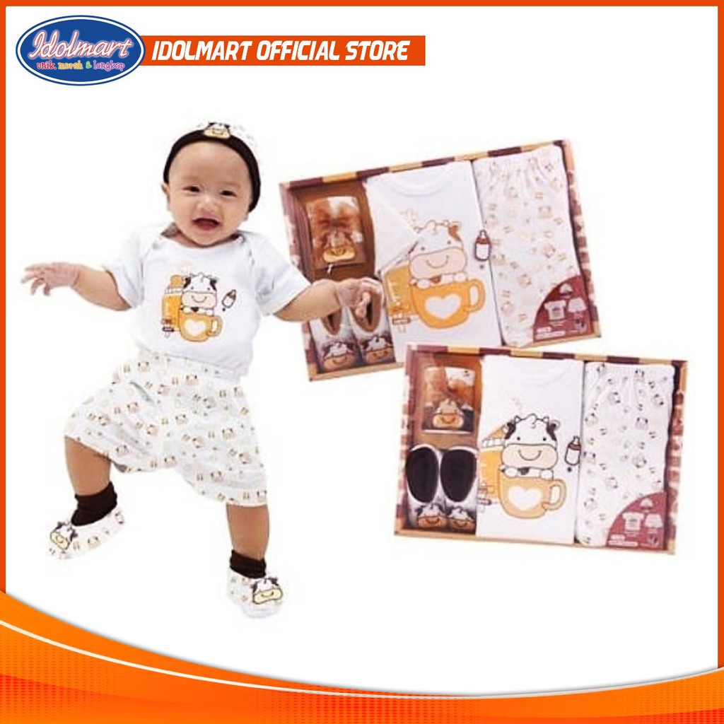 IDOLAKU Kiddy Baby Set Baju  Jerapah KD11-148