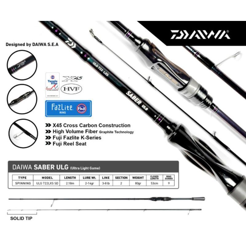 Joran Daiwa Saber ULG 722LXS