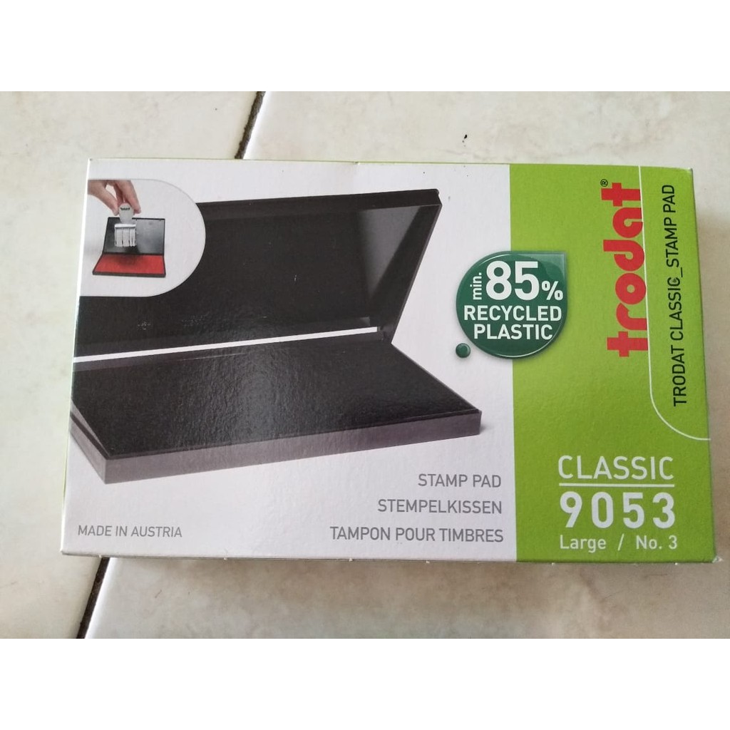 

Bantalan tinta Stempel|stamp pad|bak tinta|Stempel Trodat 9053