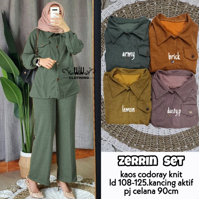 ZERRIN SET ORIGINAL PRODUK BY EDELWEISS