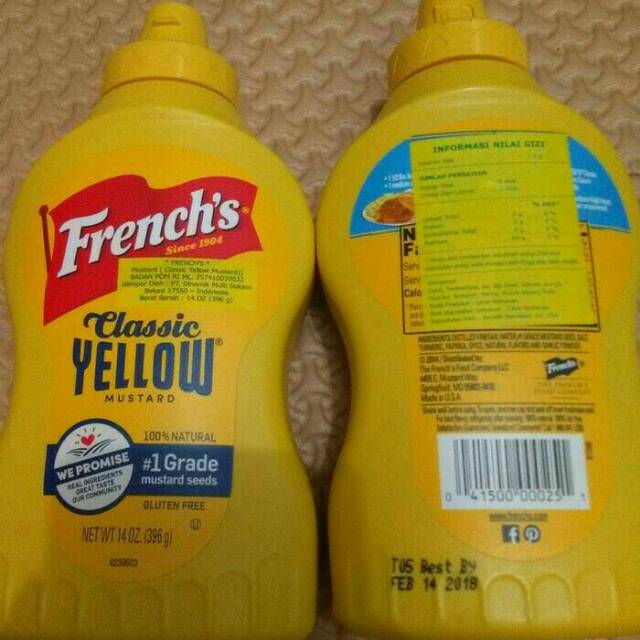 

FRENCHS MUSTARD YELLOW 396 GR