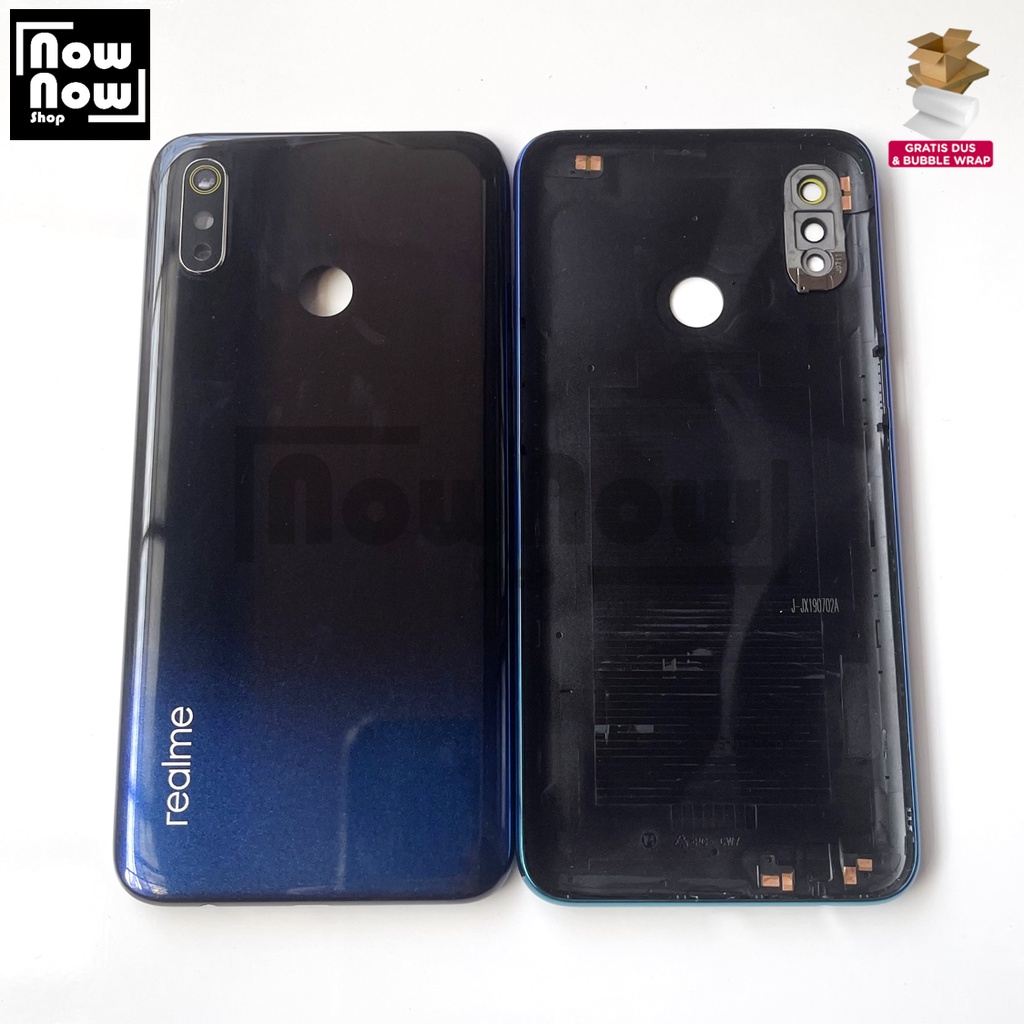 Backdoor Tutup Belakang Baterai Backcover Back Casing Housing Realme 3 RMX1825 RMX1821 1821 Cover Belakang