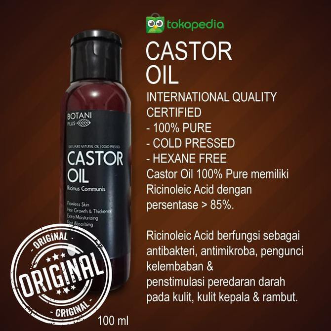 Jual Castor Oil - Minyak Jarak 100% Pure Original Dan Bersertifikat ...