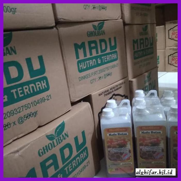 

MADU-MINUMAN- MADU KALIMANTAN GHOLIBAN PLUS BEE POLLEN DAN ROYAL JELLY 1KG -ASLI-BUKAN-KAWE-KAWE-