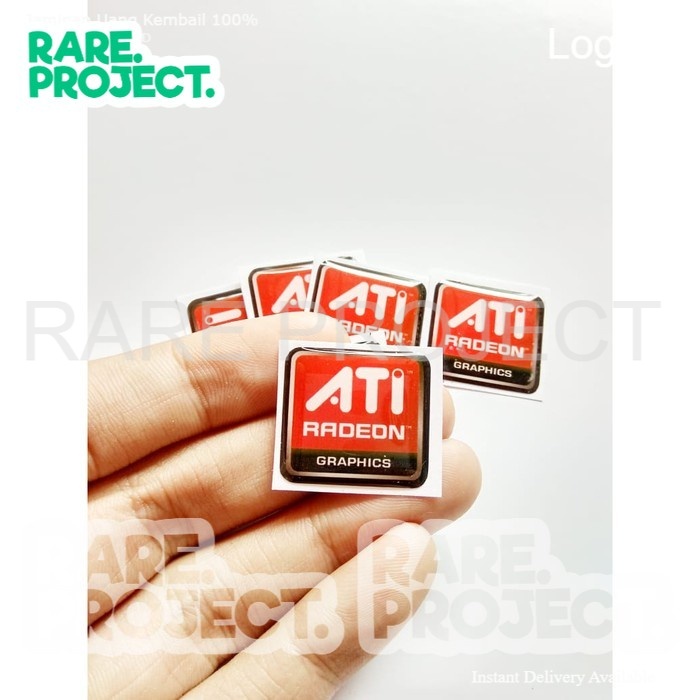 EMBLEM STIKER RESIN TIMBUL ATI RADEON MURAH