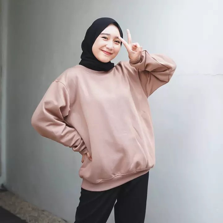 LAGI PROMO !! NEW Basic Sweater | Tebal &amp; Lembut | Sweater Hoodie Unisex | Dhea Fashion