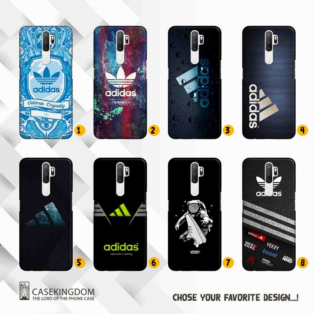 Premium Custom Case Oppo A5 2020 Adidas Casing Hardcase Full Print
