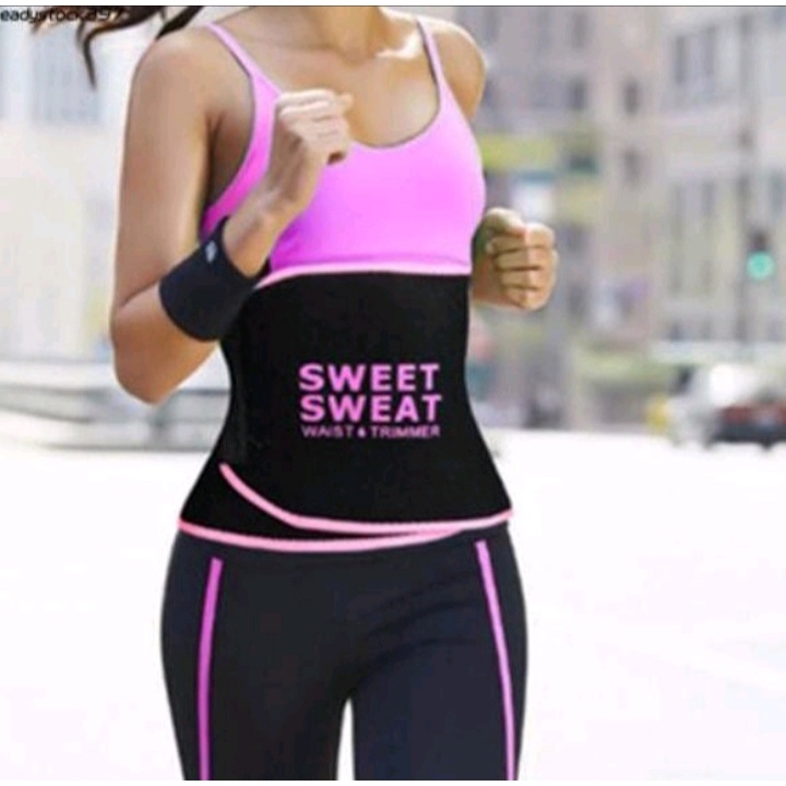 [BISA COD] KORSET PENGECIL PERUT WANITA -SWEET SWEAT WAIST TRIMMER