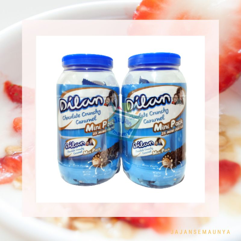 

Dilan chocolate crunchy caramel toples isi 25 pcs