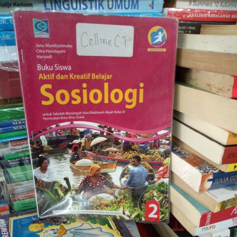 Sosiologi untuk SMA kelas 11 original bekas Grafindo