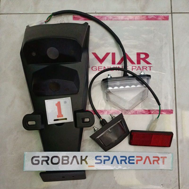 Spakbor Slebor Fender BELAKANG Viar Cross X 150 200 SE.GT & KLX, Original