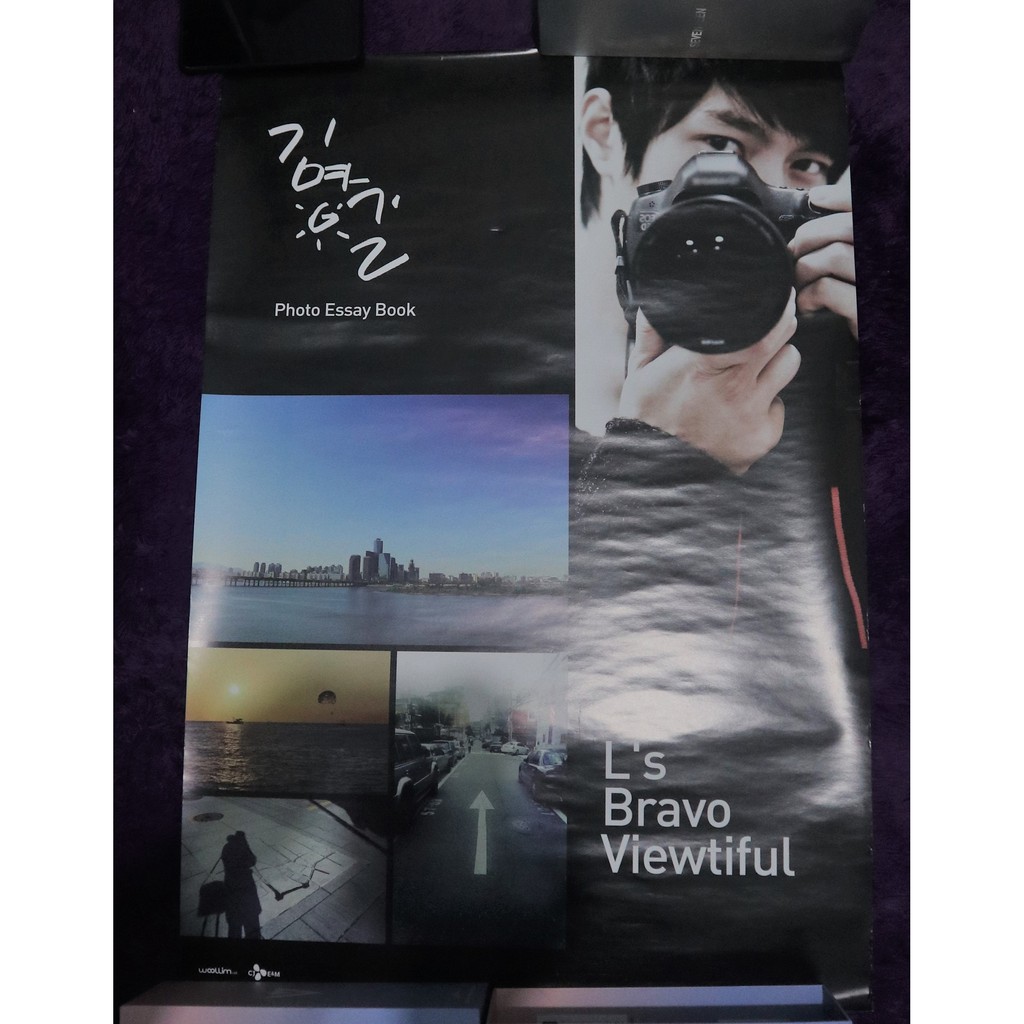 POSTER BOYBAND INFINITE "L" / MYUNGSOO BRAVO VIEWTIFUL||POSTER INFINITE L||INFINITE MERCH OFFICIAL