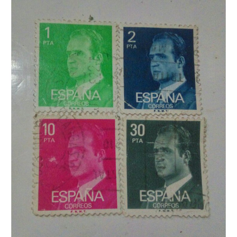 

Perangko Spanyol seri Raja Juan Carlos I new values.