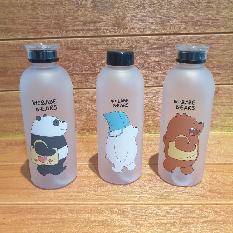 Botol Minum Bear 1000ml / Botol Minum 2 Tutup / Botol Minum 2 Model / Botol Minum Murah