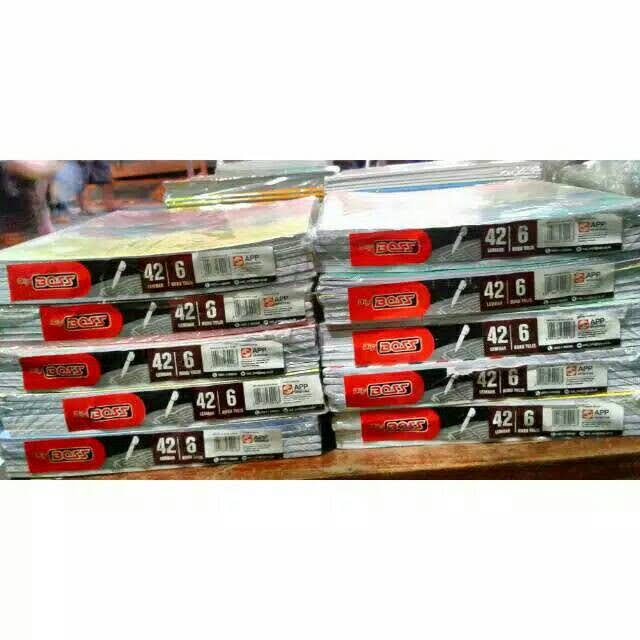 

Buku Tulis Big Boss isi 42 lembar 6pcs