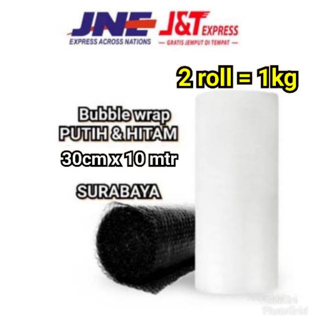 

BubbleWrap Meteran Bubble Wrap Bening Roll Buble Wrap Gulungan 5 m dan 10 m