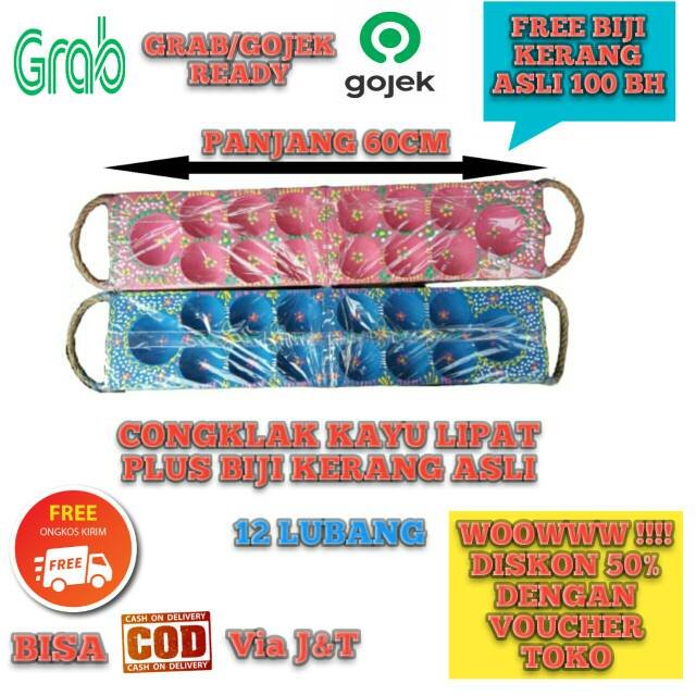 Congklak kayu lipat plus biji kerang asli dakon kayu papan congklak congklak lipat congklak motif