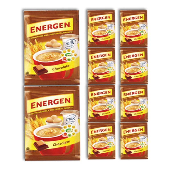 

ENERGEN CEREAL INSTANT CHOCOLATE MINUMAN SEREAL RASA COKLAT ISI 10 SASET
