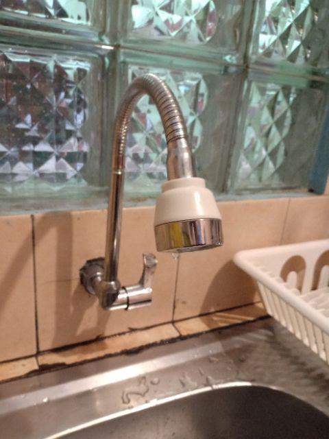 Kran Air - Kran Tembok Flexible - Kran Cuci Piring - Kran Sink Dapur - Murah