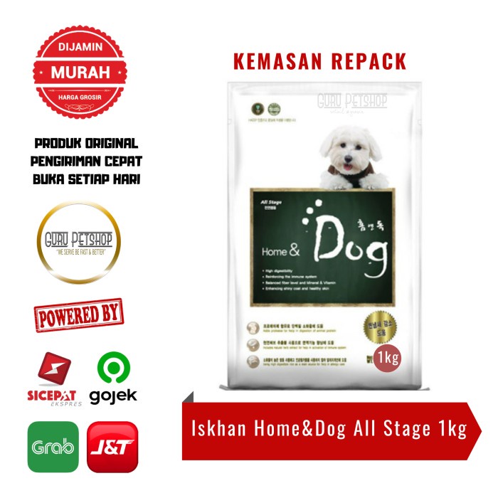 Iskhan Home Dog All Stage 1kg Home &amp; Dog Dogfood Korea