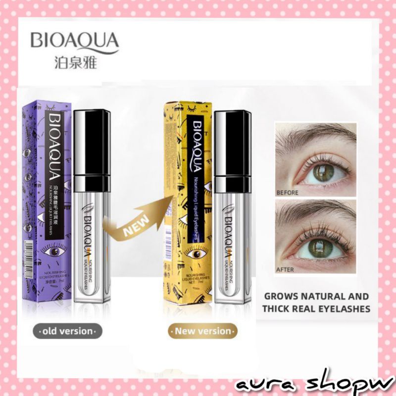 [ORI] Bioaqua Nourishing Liquid Eyelashes Serum Penumbuh 7ml BPOM - Melebatkan Menguatkan Bulu Mata &amp; Tidak Mudah Rontok