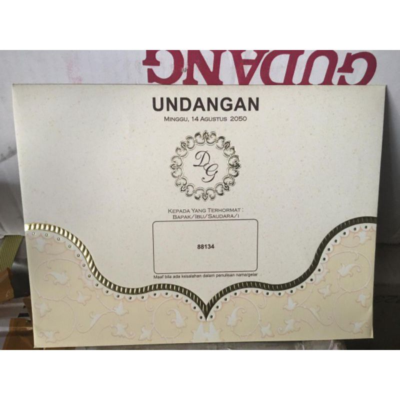 Blangko Undangan Erba kode 88134