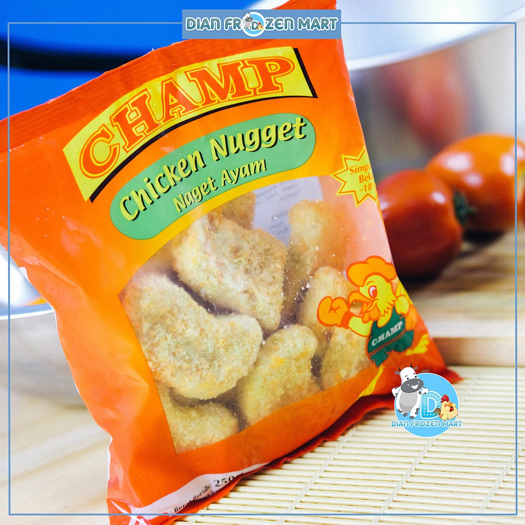 NUGGET CHAMP NUGGET 250g NUGGET AYAM MURAH | Shopee Indonesia