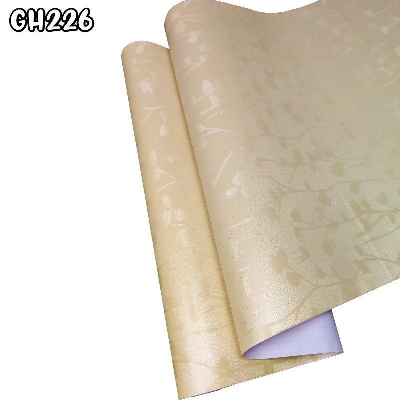 Wallpaper Stiker Dinding Shabby Wallpaper Dinding 3D Wallpaper Dinding Aesthetic 45cm x 10m Wallstiker-GH226