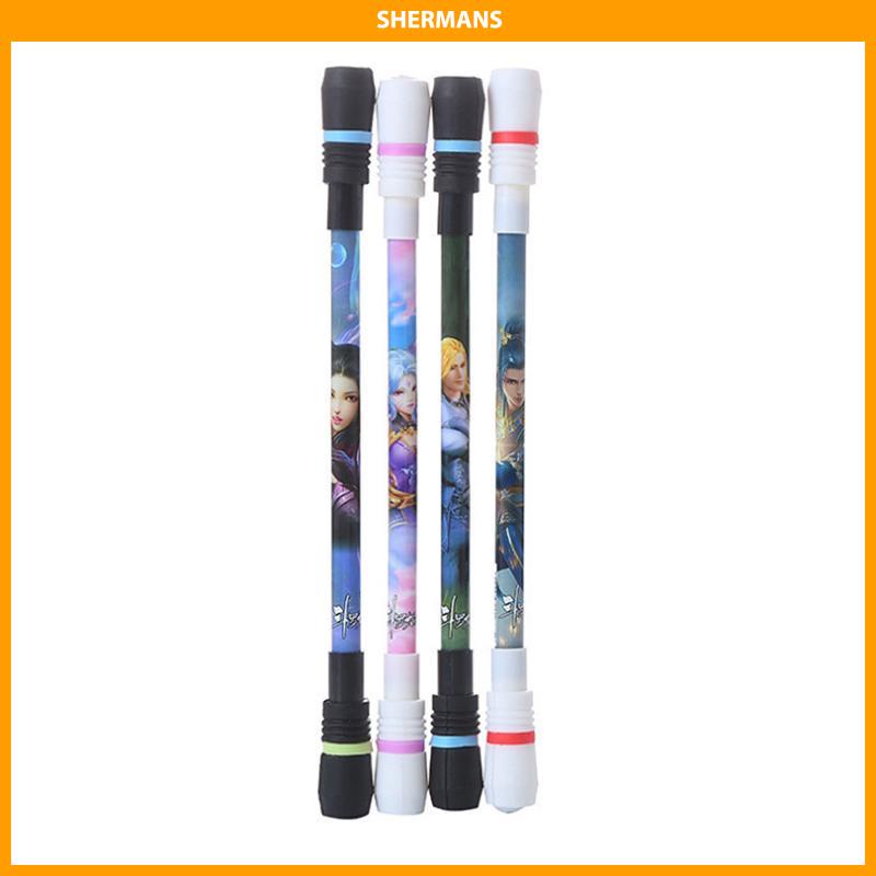 

[Ready Stock❤️]Dekompresi siswa sekolah menengah primer kompetisi pena berputar dapat menulis mahasiswa berputar pena sherman