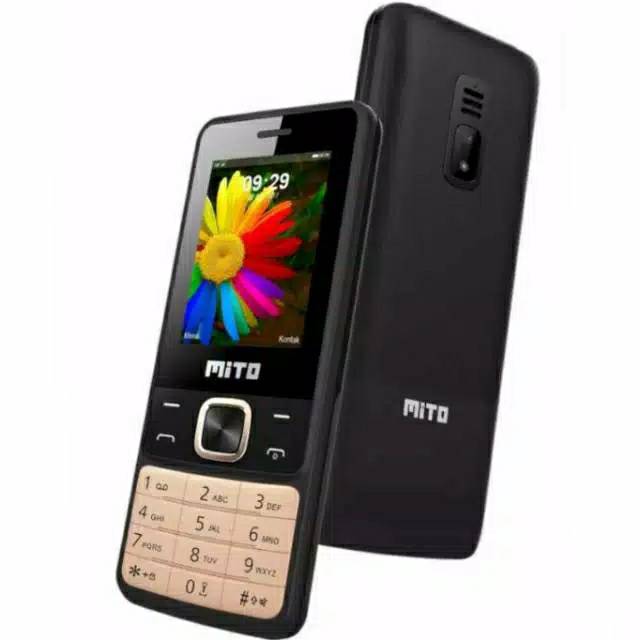 MITO 122Q - 4 SIM CARD - LAYAR 2.4 INCH- CAMERA -MP3 - GARANSI RESMI