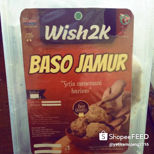 

Baso jamur tiram tanpa pengawet