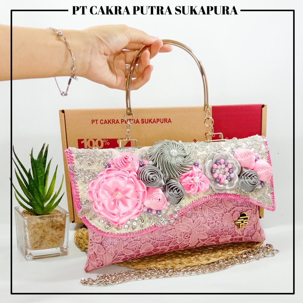 PSH Clutch Pesta Wanita ( Free Box ) Best seller handbag wanita cantik 020