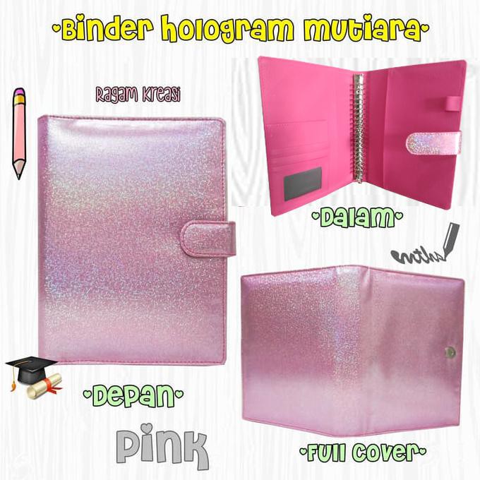 

Binder HOLOGRAM 20 Ring A5 Pink - Pink