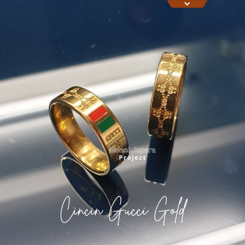 CINCIN GUCCI GOLD/BLACK/SILVER (HIGH QUALITY)