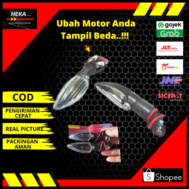 Lampu Sein Sen Model Vixion old new Mini variasi megapro Cb150 NVL KLX Byson Ninja Verza