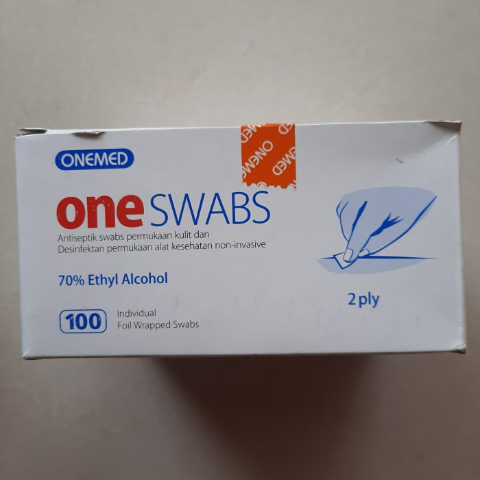 Alcohol Swab Onemed Alkohol Swabs Oneswab One Med One Swab 70% Ethyl Tissue Alcohol Swab Tisu Basah