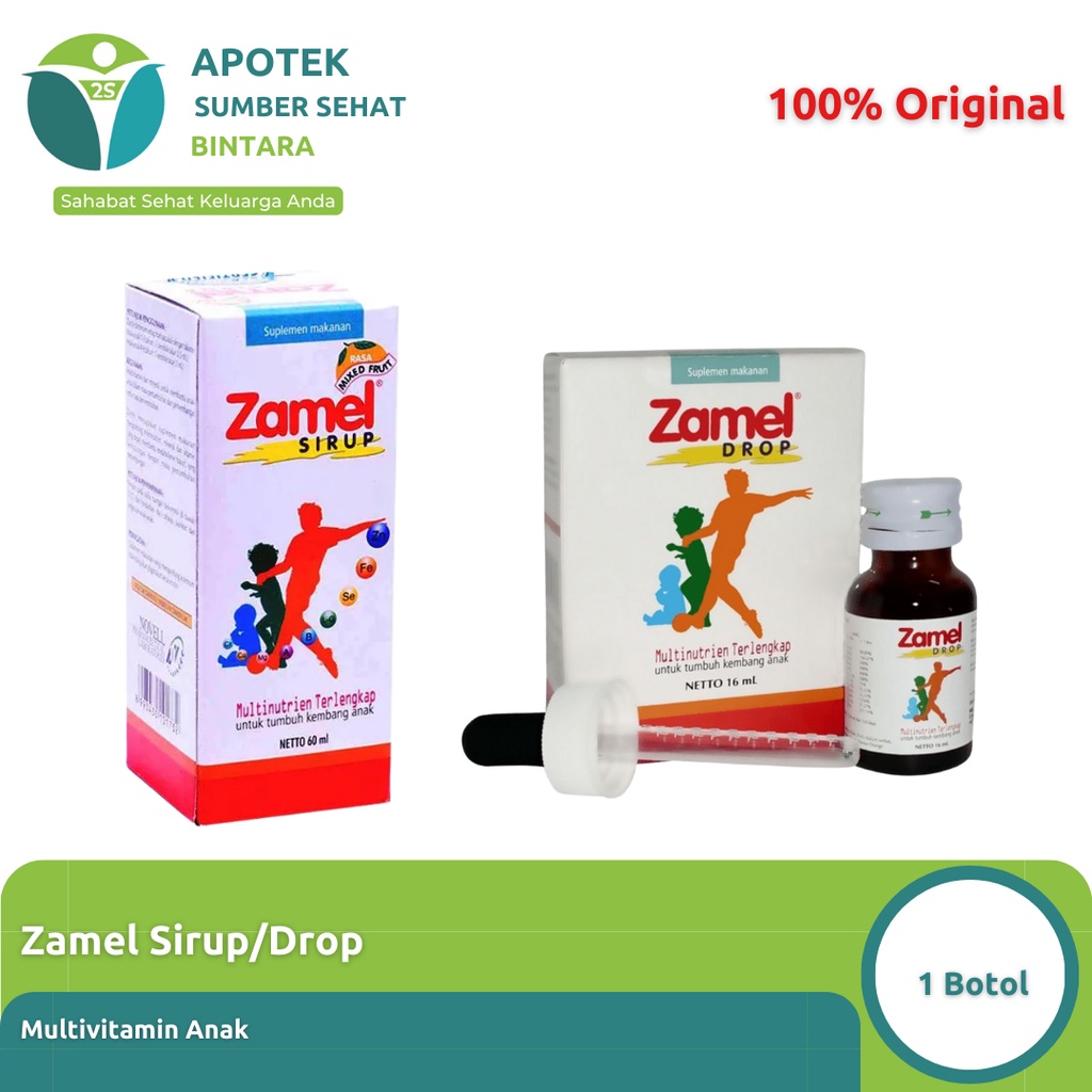 Jual Zamel Sirup/Drop Vitamin Anak | Shopee Indonesia