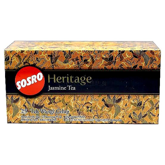 

SOSRO Teh Celup Heritage Jasmine Isi 25kantong