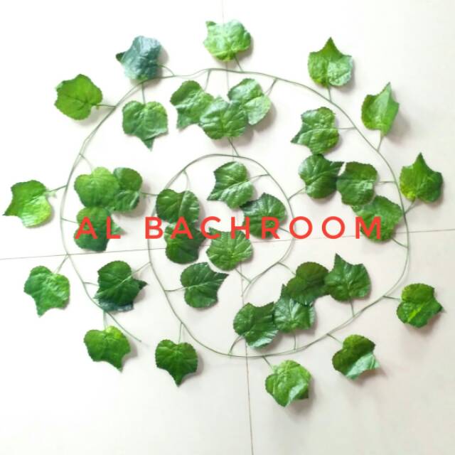 DAUN RAMBAT DAUN ANGGUR BESAR 8CM IMITASI 200CM B8316 DAUN ARTIFICIAL