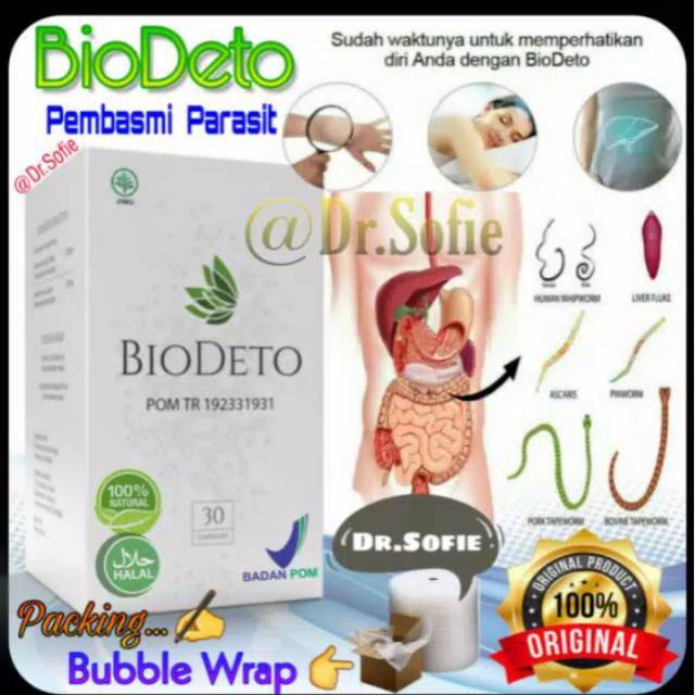 BioDeto Herbal Pembasmi Parasit Diskon 50% BPOM